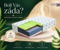 Zdravotný penový matrac SAVONA ALOE VERA 200x200 cm pamäťová pena aj HR studená pena