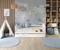 Detský penový matrac CORATO JERSEY 70x140 cm s latexom 10 cm