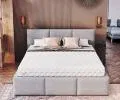 Taštičkový matrac VERO JERSEY 200x200 cm s visco penou 19cm