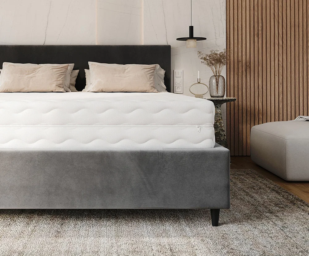 Taštičkový matrac GINASO MAX JERSEY 90x200cm s kokosom 28cm