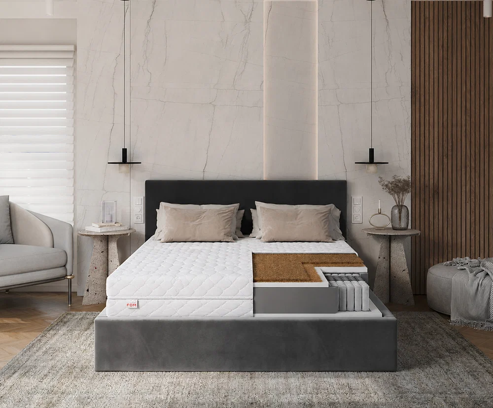 Taštičkový matrac GRADO MAX JERSEY 80x200cm s kokosom 24cm