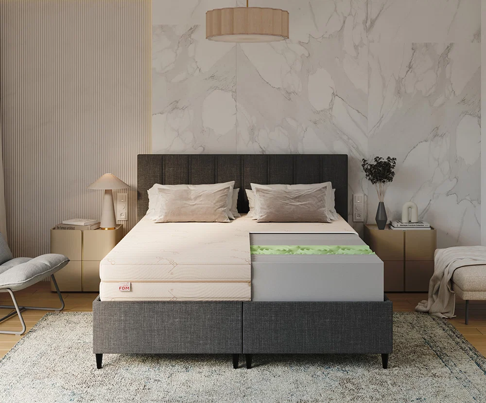 Penový matrac HYBRID BAMBOO 80x200cm s 21cm