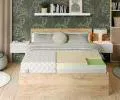 Penový matrac BITONTO JERSEY 200x200cm s latexom 15cm