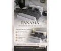 Manželská posteľ PANAMA T 140x200 so zdvíhacím roštom BIELA