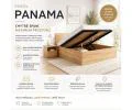 Manželská posteľ PANAMA 180x200 so zdvižným roštom SIVÁ
