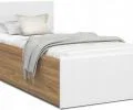 Posteľ PANAMA KLASIK 90x200 + rošt DUB-BIELA