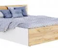 Posteľ PANAMA KLASIK 120x200 + rošt BIELA-DUB