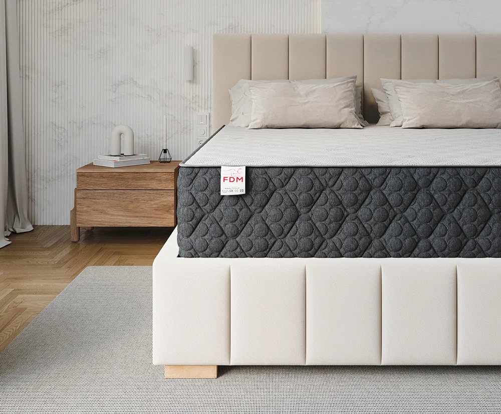 Penový matrac MERIDO 180x200 cm HR pena Silver Care poťah 30 cm