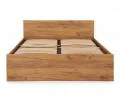 Posteľ PANAMA 120x200 so zdvíhacím dreveným roštom DUB ARTISAN