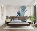 Čalúnená posteľ 120x200 cm MALMO TRINITY HNEDÁ