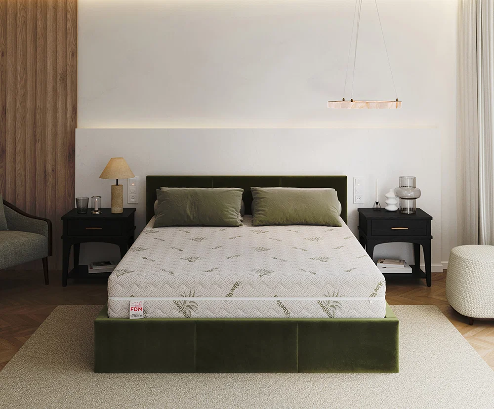 Taštičkový matrac 140x200 cm ARIA 20 cm Aloe vera