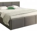 Manželská postel PANAMA T 160x200 se zvedacím kovovým roštem SIVÁ