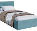 Čalúnená posteľ RINO 90x200 cm s roštom tyrkysová