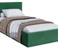 Čalúnená posteľ RINO 90x200 cm s roštom zelená
