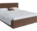 Čalúnená posteľ RINO 120x200 cm s roštom hnedá