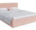 Čalúnená posteľ RINO 160x200 cm s roštom svetlo ružová