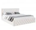 Čalúnená posteľ CHICAGO TRINITY 160x200 s kovovým zdvižným roštom BIELA