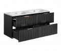 Luxusná kúpeľňová zostava ADEL BLACK EXCLUSIVE 120cm