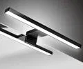 LED svietidlo nad zrkadlo 30 cm, čierne