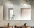 LED svietidlo nad zrkadlo 30 cm, chróm