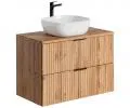 Kúpeľňová skrinka pod umývadlo ADEL OAK 80 cm