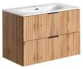 Kúpeľňová skrinka pod umývadlo ADEL OAK 80 cm