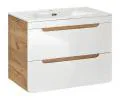 Kúpeľňová skrinka pod umývadlo ARUBA WHITE 60 cm