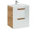 Kúpeľňová skrinka pod umývadlo ARUBA WHITE 50 cm
