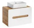Kúpeľňová skrinka ARUBA WHITE 80 cm