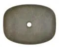 Keramické umývadlo ANNA, khaki kameň, 50 cm