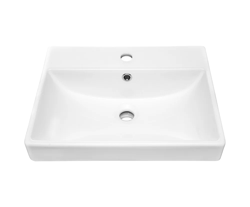 Keramické umývadlo RITA, biela, 60 cm