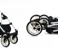 Kočík 4v1 BabyLux Optimal Grey Flex Black