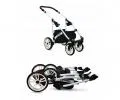 Kočík 4v1 BabyLux Optimal Grey Moro