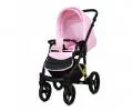 Kočík 4v1 BabyLux UZO GOLD Sweet Pink