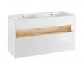 Kúpeľňová skrinka pod umývadlo BAHAMA WHITE 120 cm