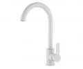 Granitový drez MILA + batéria DECO biela