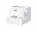 Kúpeľňová skrinka pod umývadlo FIJI WHITE 80 cm