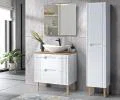Kúpeľňová skrinka pod umývadlo FIJI WHITE 80 cm