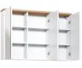 Kúpeľňová zrkadlová skrinka BALI WHITE 3D 100 cm