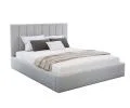 Čalúnená posteľ COLORADO 140x200 s kovovým zdvižným roštom ŠEDÁ