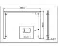 LED Rám 80 cm