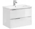 Kúpeľňová skrinka pod umývadlo CAPRI WHITE 80 cm