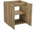 Kúpeľňová skrinka pod umývadlo NOVA OAK polica 50 cm