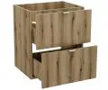 Kúpeľňová skrinka pod umývadlo NOVA OAK šuplíky 50 cm