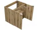 Kúpeľňová skrinka pod umývadlo NOVA OAK polica 60 cm