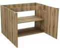 Kúpeľňová skrinka pod umývadlo NOVA OAK polica 80 cm