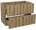 Kúpeľňová skrinka pod umývadlo NOVA OAK šuplíky 80 cm