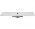 Zápustné keramické umývadlo SKY 120 cm, biela