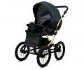 Kočík 4v1 Margaret GOLD Black Grey