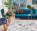 Koberec GLUTO Blue Gray 200x300 cm